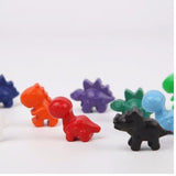 Crayon de cire d'abeille - dinosaures mignons 12 couleurs