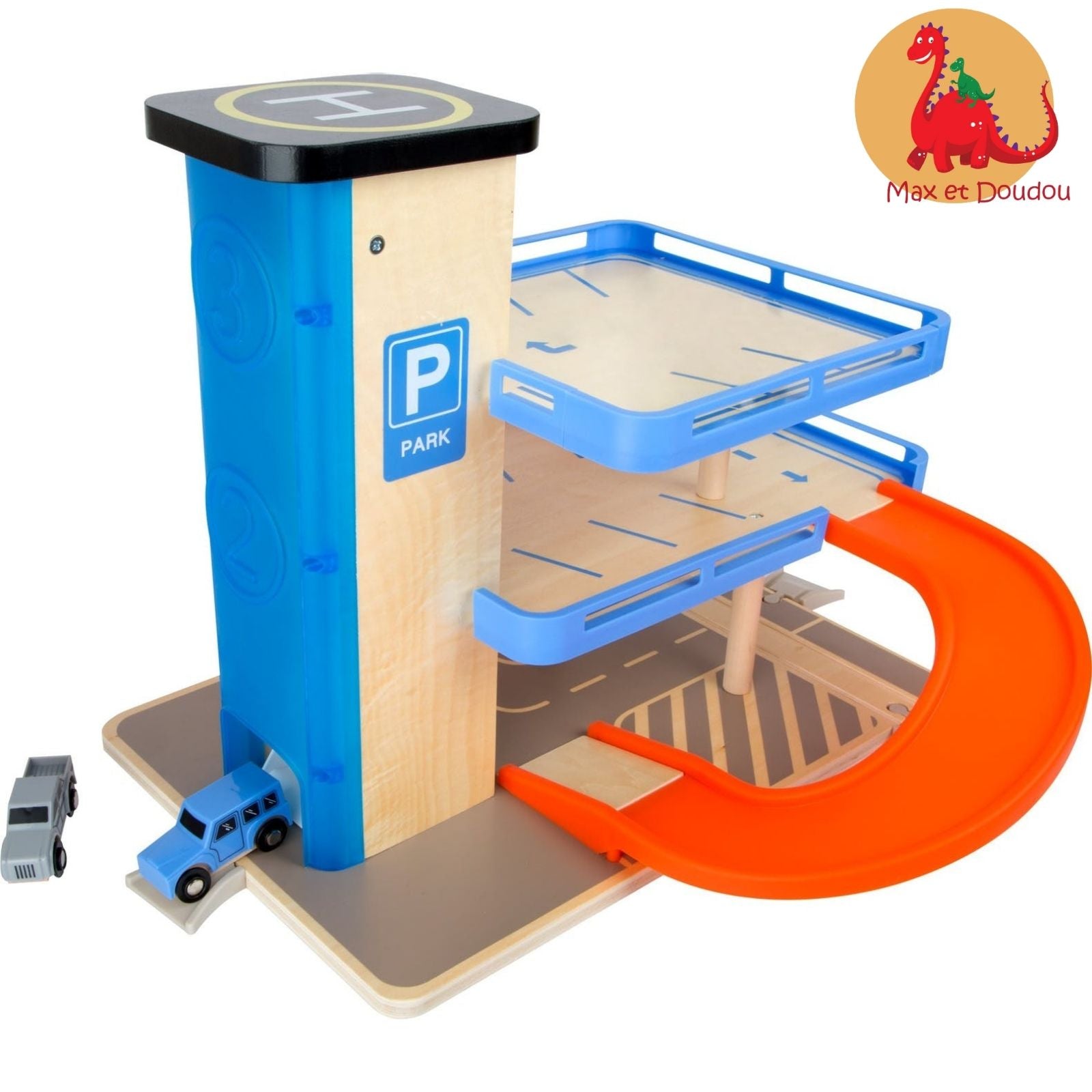 Jouets de stationnement en bois pour enfants - Jeux - Jouets