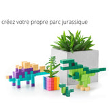 PIXIO-100 Jeu de construction avec des pixels 3D magnétiques - 100 cubes