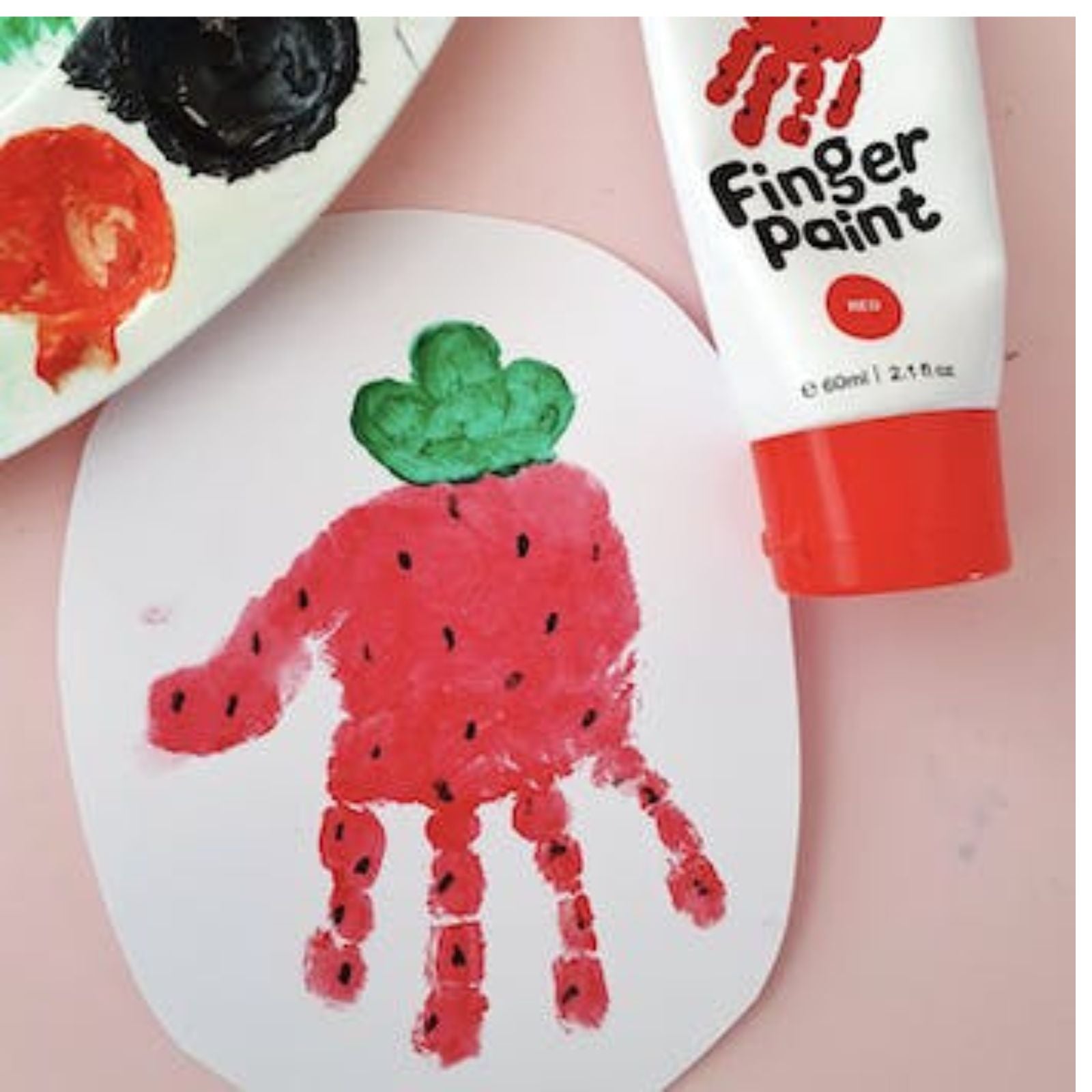Kit Peinture Doigts Enfants 12 Couleurs - Non Toxique & Lavable - Avec Livre D'Activités - T.Y.G.F